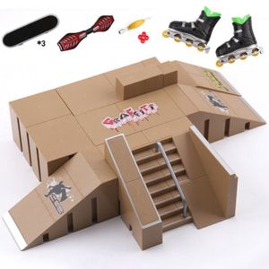 Finger Skateboard Ramp Toy Set,Finger Skateboard Ramp Toy,Finger Skateboard Ramp,Roller Skating Shoes,Fingerboard Skateboards Set