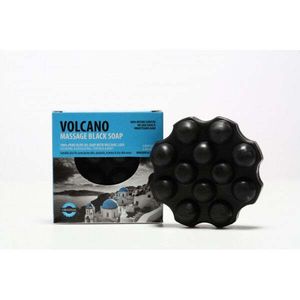 Santo Volcano Massage soap Schwarze Seife fur problematische Haut