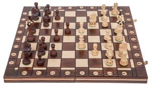 SQUARE - Drevený šach SENATOR AG - šachovnica - 41 x 41 cm - Šachová hra ako darček