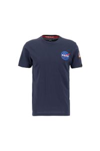 Alpha Industries T Shirt Space Shuttle blau M