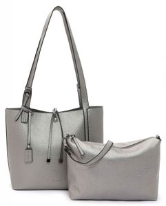 Tamaris Schultertasche Janika Shopper Silver silberfarben