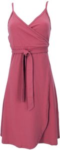 Minikleid aus Bio-Baumwolle, Wickelkleid, Sommerkleid - Himbeerrot, Damen, Baumwolle(Bio), Größe: XL