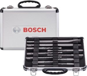 Bosch vŕtačka / sada sekáčov SDS-Plus (11 kusov v kufríku)