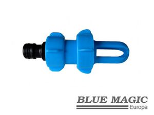 Füll - Entleerstutzen inklusive kompatibler Schlauchadapter für alle Wasserbetten - Blue Magic