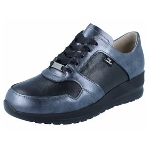 Finn Comfort Drena Damen Sneaker Schnürer Nero Schwarz Leder Wechselfußbett NEU - Damenschuhe Bequeme Schnürschuhe, Schwarz, leder (mercury/pandora)