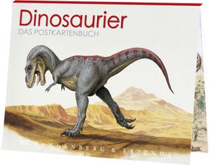 Postkartenbuch Dinosaurier Postkartenbücher Ansichtskarte Postkarte Dinos Saurier