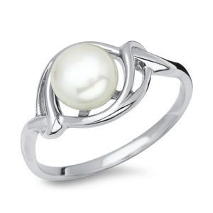925 Silber Perlenring SR0129