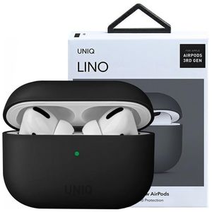 Uniq Lino Hybrid Liquid Silicon Airpods Pro Case – Ink (Black)