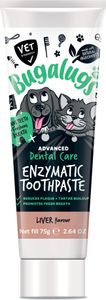 Bugalugs Enzymatische Zahnpasta 75g – Lebergeschmack für Hunde und Katzen