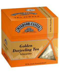 Golden Darjeeling Tea von Windsor-Castle, 18 Pyramidenbeutel