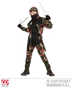 Verkleidung Ninja Krieger Kinder Gr.140 -158 cm Kostüm Soldat Gr.158 cm