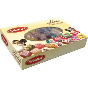 Sebahat XXL Paket Türkische Süßigkeit Mix  - Karisik Lokum 2500g