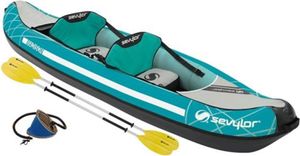 Sevylor  Madison Kit aufblasbares Kajak, Schlauchboot + Paddel  + Luftpumpe + Tasche