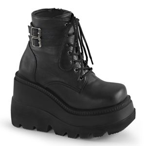Demonia SHAKER-52 Ankle Boots Stiefeletten schwarz, Größe:EU-37 / US-7 / UK-4