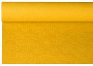 PAPSTAR Damast-Tischtuch (B)1,0 x (L)50 m gelb
