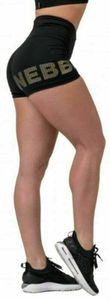 Nebbia Gold Print Shorts Black S Fitness Hose