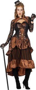 Steampunk Lady Victoria Kostüm Größe: 46