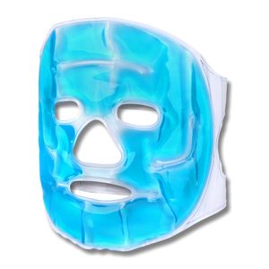 Schramm® Kühlmaske Blau Gesichtsmaske Kühlbrille Augenmaske Gelmaske Schlafmaske Entspannungsmaske Gelbrille Migräne Maske Brille