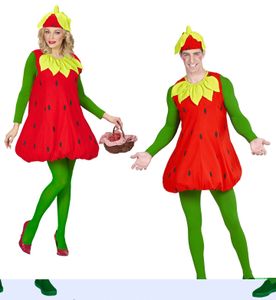 Kostüm Erdbeere für Erwachsene