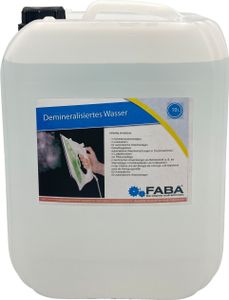 Demineralisiertes Wasser 10 Liter, Bügeleisen-Wasser, Labor