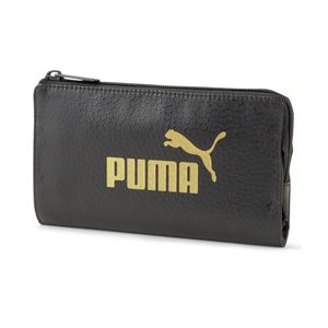 PUMA Damen Geldbeutel - Core Up Wallet, Logoprint Schwarz One Size