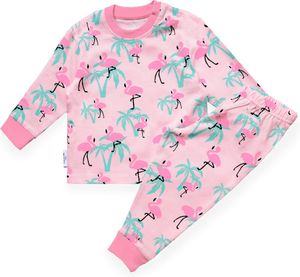 Frogs and Dogs - Pyjama - Baby - Mutterschaftsgeschenk - Babyparty - Flamingo - Größe 62