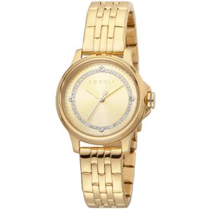 Esprit Uhr ES1L144M0085 Damen Armbanduhr Gold