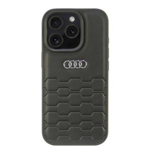 Audi Pouzdro Ze Syntetické Kůže Pro Iphone 16 Pro 6,3" Černé/Černé Au-Tpupcip16P-Gt/D2-Bk