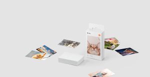 Xiaomi Mi Tragbares Fotodruckerpapier TEJ4019GL 20 Fotopapier, 2x3 Zoll