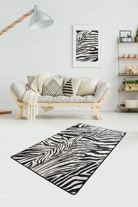 Conceptum Hypnose, Zebra- Zebra  CHL, Bunt, Teppichläufer, 80 x 150 cm, 50% Samtgewebe / 50% Polyester