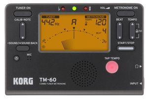 Korg TM-60-BK - Stimmgerät und Metronom - schwarz