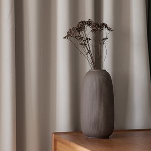 Storefactory Vase ABY Keramik braun matt