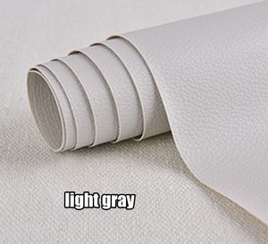 Lederreparatur Kunstleder Flicken Selbstklebend Patch 25*60cm Sofa Reparatur Grau
