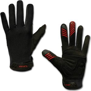 Levaz - Jump Mountainbike MTB Handschuhe Schwarz Fahrradhandschuhe Downhill Enduro - Größe: L
