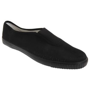 Dek unisex textilné topánky / tenisky s elastickou vložkou DF888 (41 EU) (Black)