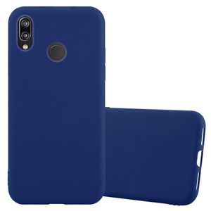 Cadorabo Case for Huawei P20 LITE 2018 / NOVA 3E Protective Cover in Blue Pouzdro na mobilní telefon TPU Silicone Case Cover