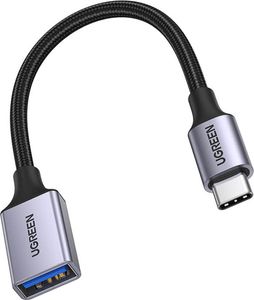 Ugreen adaptér OTG USB-C na USB-A 5 Gb/s 0,15 m černý (US378)