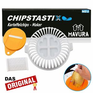 CHIPSTASTIX Kartoffelchips Maker Chips Röster DIY Form Chipsmaker für Mikrowelle