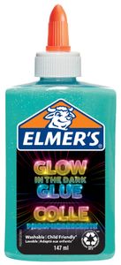 ELMER'S Glow in the Dark Bastelkleber blau 147 ml