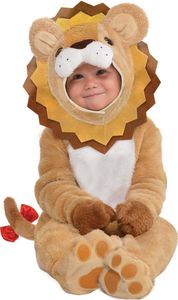 Flauschiges Löwen Baby Kostüm