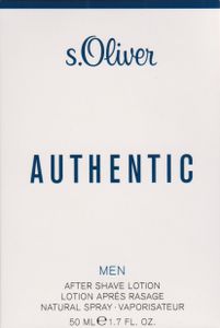 s.Oliver AUTHENIC Men After Shave Lotion Natural Spray 50 ml