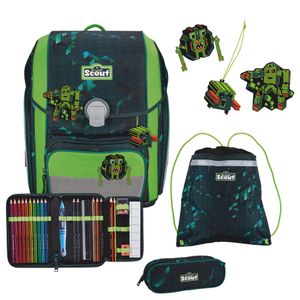 Scout Genius Schulranzen-Set 4-tlg. DIN Cubes 2024