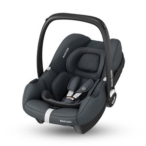 Maxi-Cosi CabrioFix i-Size, Federleichte Babyschale (nur 3,2kg), Kindersitz inkl. Sonnenverdeck & Neugeborenen Einlage, 0-12 kg, Essential Graphite