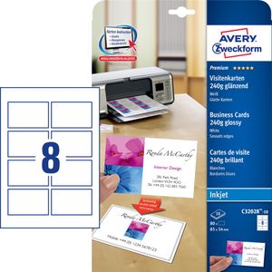 AVERY Zweckform Premium vizitky, lesklé
