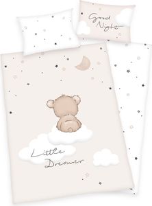 Herding ( Baby Best ) "Little Dreamer" Bio-Bettwäsche /  Babybettwäsche / Kleinkinderbettwäsche, 100% Baumwolle ( Renforcé ), 40x60 + 100x135 cm