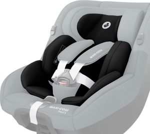 Maxi-Cosi Pearl S Einlage für Neugeborene, Autositz Neugeboreneneinlage, 0–3 Monate, 40–60 cm, waschmaschinenfeste Einlage für Neugeborene,Schwarz