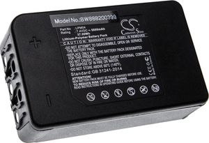 vhbw Akku Ersatz für Autec R0BATT00E12A0, LPM04 für Industrie-Funkfernsteuerung Fernbedienung (5000 mAh, 7,4 V, Li-Polymer) - Schwarz