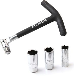 Benson Automechaniker-Schlüsselsatz - Anschluss 3/8 Zoll - 16 mm - 18 mm - 21 mm