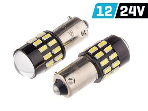 Glühlampe VISION H21W BAY9s 12/24V 30x 3014 SMD LED, unpolar, CANBUS, weiß, 2 Stk