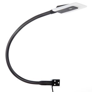 kalb | LED Bettleuchte schwarz mit Schwanenhals Leseleuchte Flexleuchte Nachttischlampe